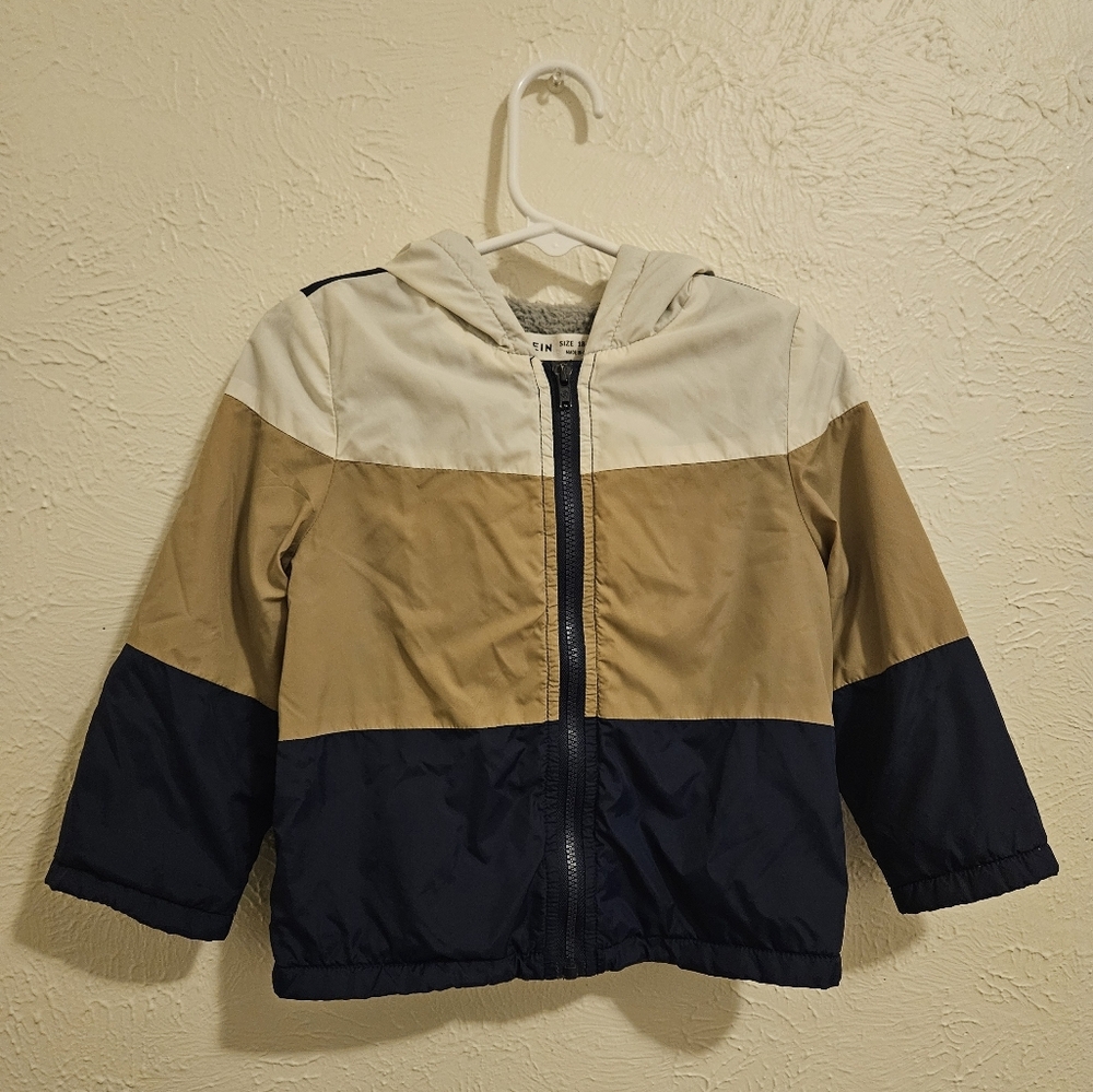 Shein Toddler Boy Fleece Lined Jacket
